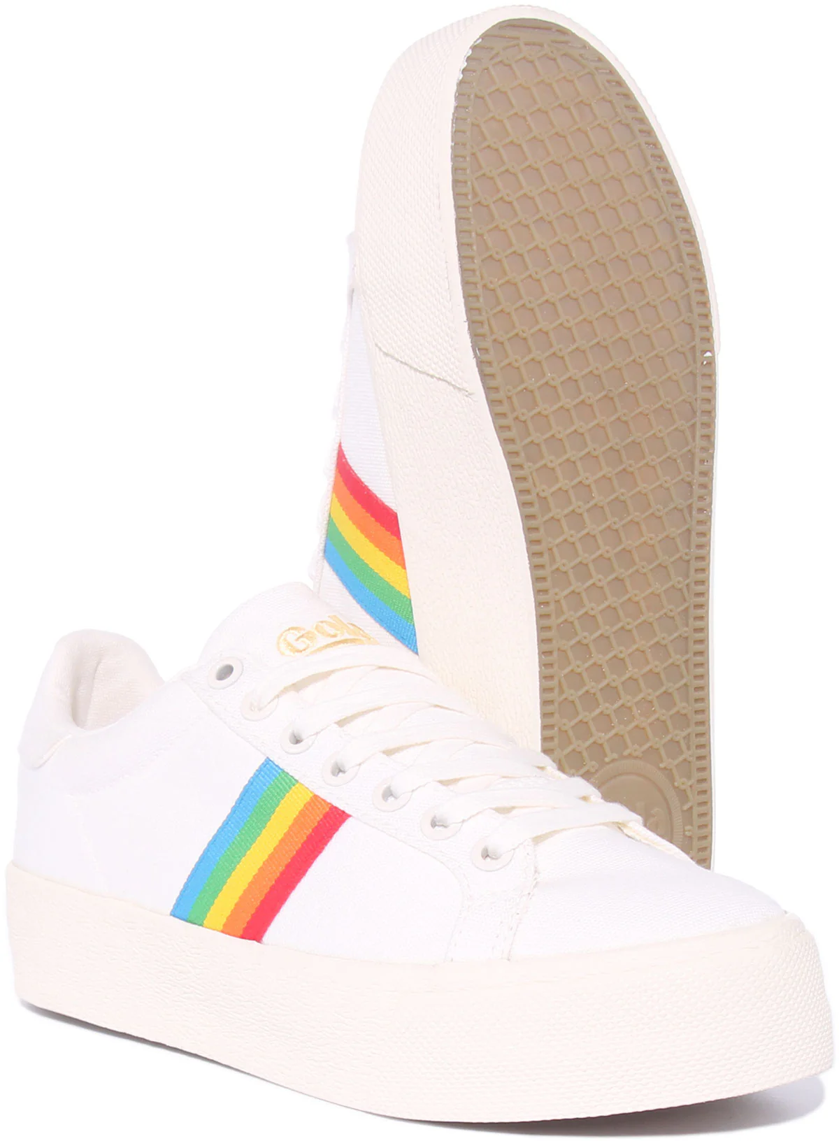 Gola Classics Orchid Platform In Off White For Women - Image 5
