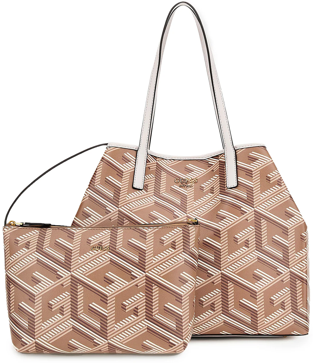 Guess Vikky Shopper In Taupe For Women - Image 3